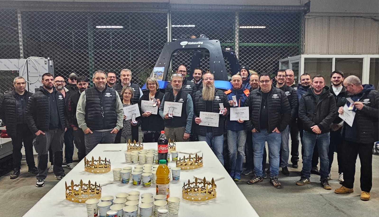 Remises des médailles du travail